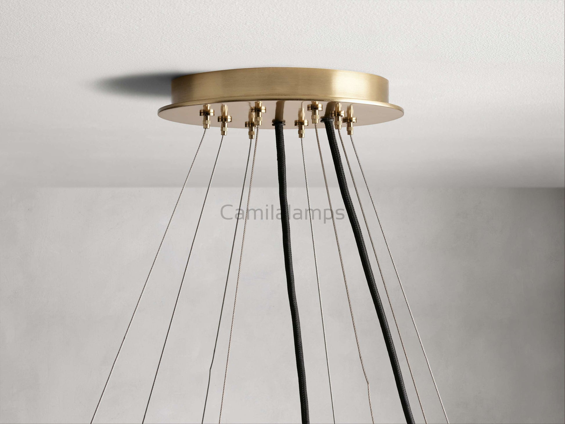 Junet 2 - Tier Round Chandelier 47.25"W 60"W - Camilalamps - jun47-12