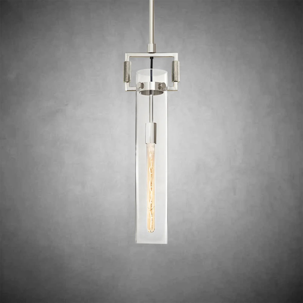 Juniper Modern Glass Island Pendant Light 12", 22" - Camilalamps - CAM1113