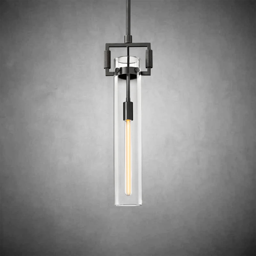 Juniper Modern Glass Island Pendant Light 12", 22" - Camilalamps - CAM1115