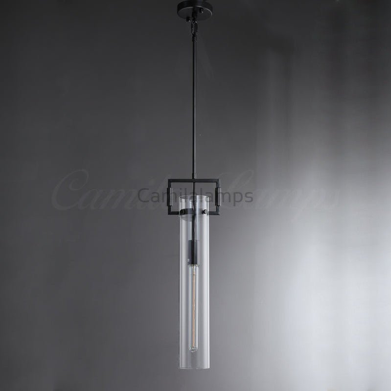 Juniper Modern Glass Island Pendant Light 12", 22" - Camilalamps - CAM1112