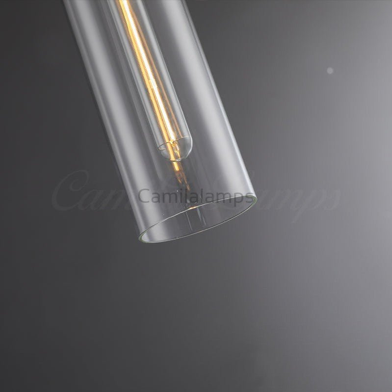 Juniper Modern Glass Island Pendant Light 12", 22" - Camilalamps - CAM1112