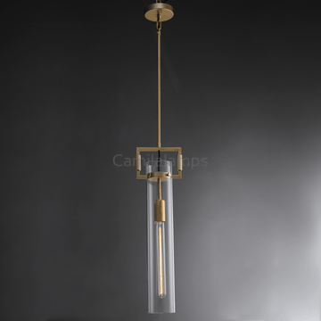 Juniper Modern Glass Island Pendant Light 12", 22" - Camilalamps - CAM1111