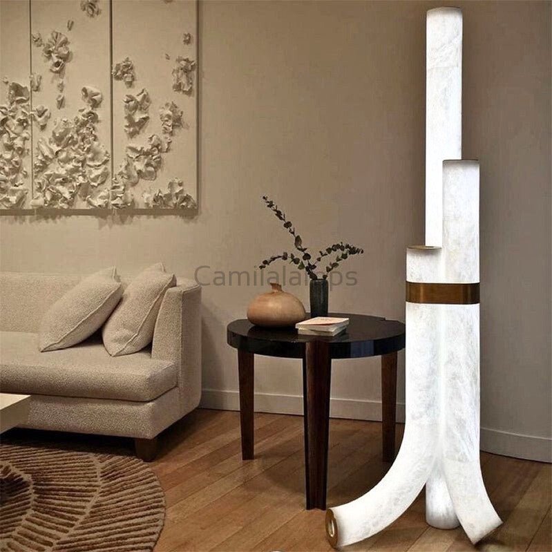 Kanon Alabaster Floor Lamp - Camilalamps - Kanon - 901 - 1