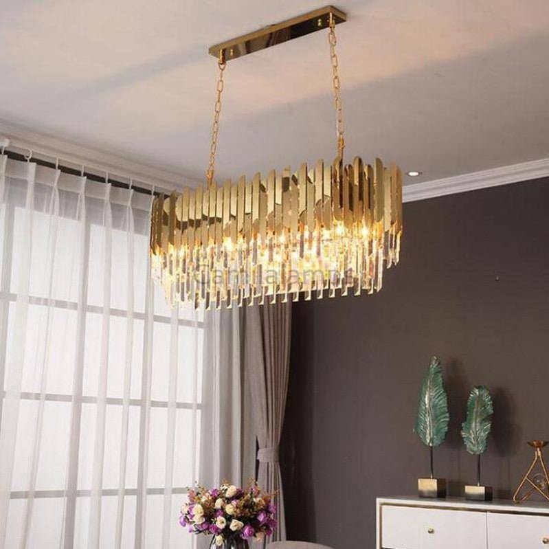 Keira Modern Crystal Chandelier for Dining Room - Camilalamps - CAM - KE - 01