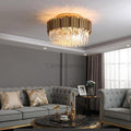 Kiera Flush Mount Crystal Chandelier - Camilalamps - CAM1735