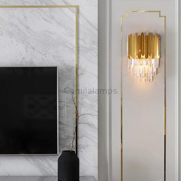 Kubi Crystal Wall Sconce - Camilalamps - CAA - 10034A1