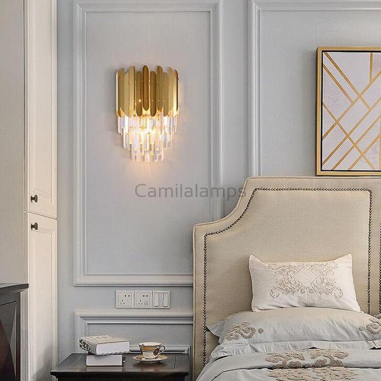 Kubi Crystal Wall Sconce - Camilalamps - CAA - 10034A1