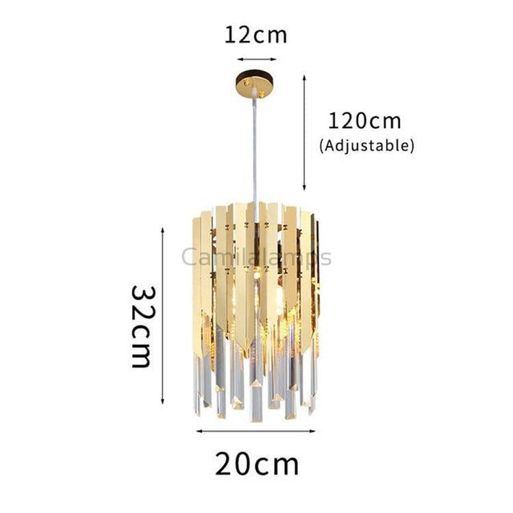 Kubiak Crystal Pendant Chandelier - Camilalamps - CAA - 10007A6