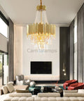 Kubica Crystal Chandelier - Camilalamps - Ca-1a-1651