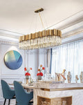 Kubica Oval Crystal Chandelier - Camilalamps - Ca-1a-1634