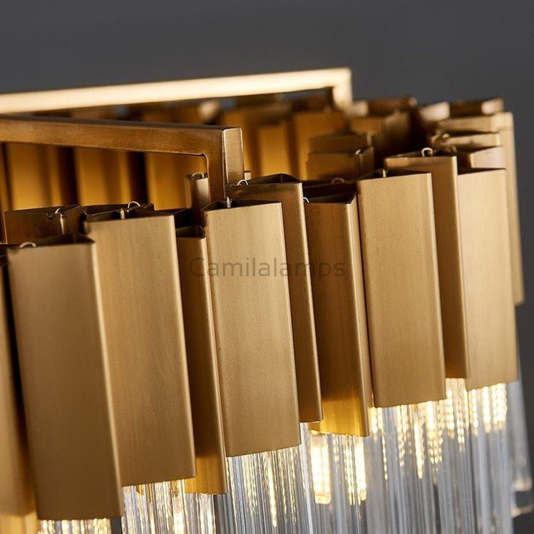 Kubica Round Crystal Chandelier - Camilalamps - CA - A - 636