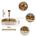 Kubica Round Crystal Chandelier - Camilalamps - Ca-1a-1636