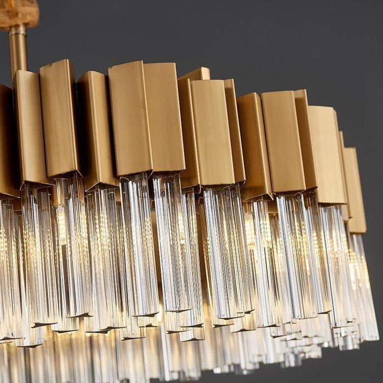 Kubica Round Crystal Chandelier - Camilalamps - CA - A - 636