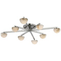 Alabaster Wearstler Pedra Large Staggered Arm Flush Mount - thebelacan