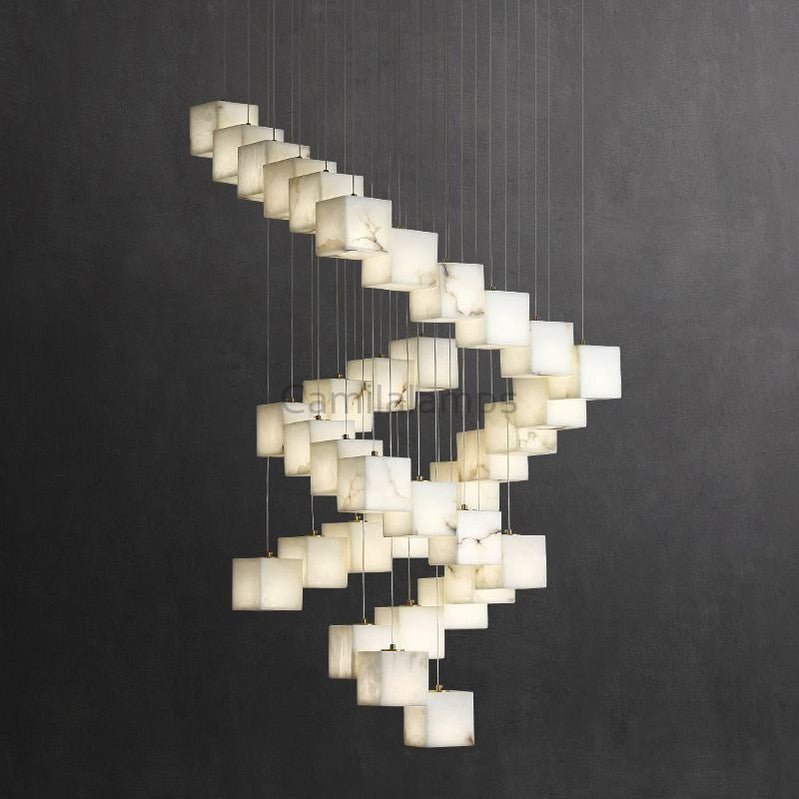 Kybos Alabaster Chandelier Light - Camilalamps - Kybos - 895 - 36 - Li - 7
