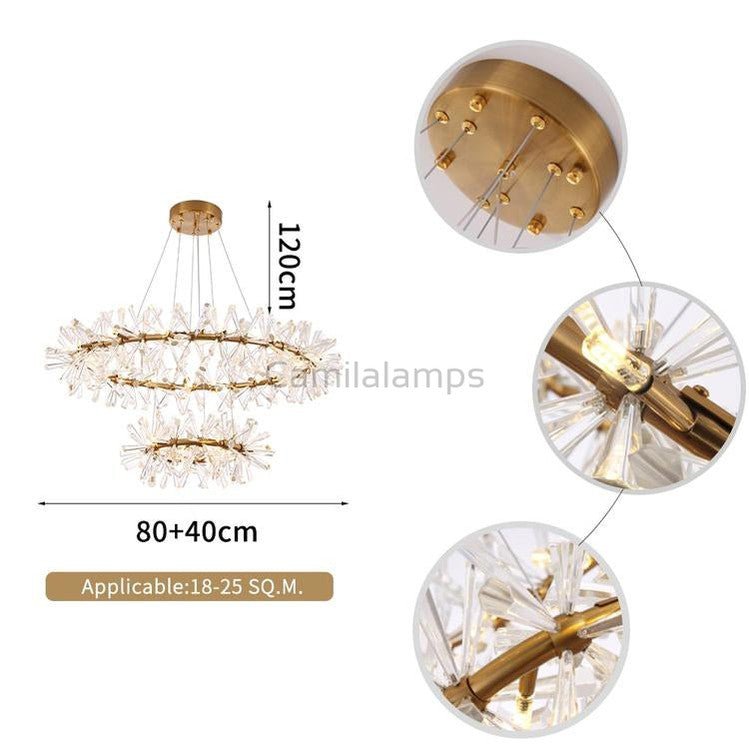 Kylia Ring Crystal Chandelier - Camilalamps - CA - A - 626