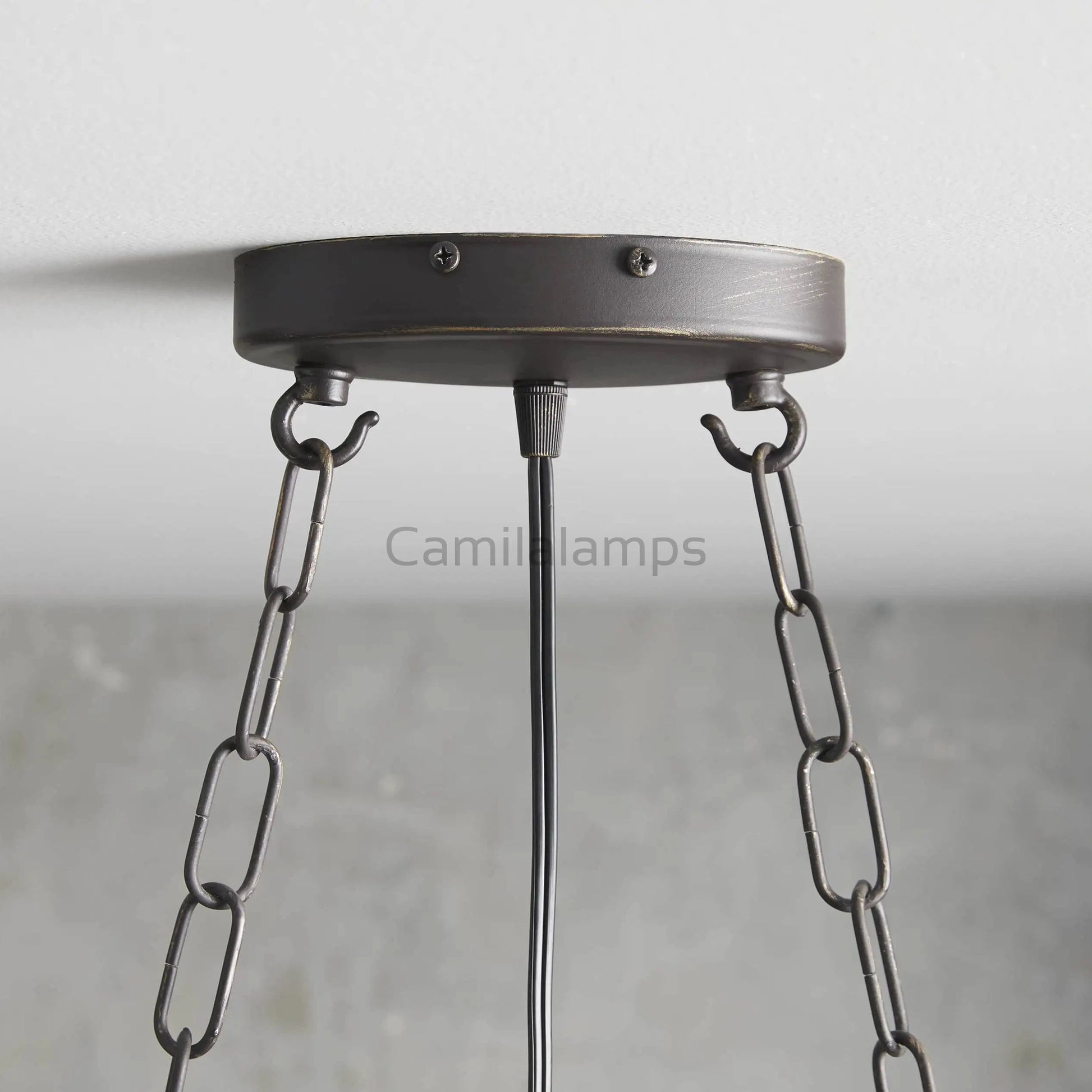 La Cage 5 - Light Oval Chandelier - Camilalamps - CA - 636H412