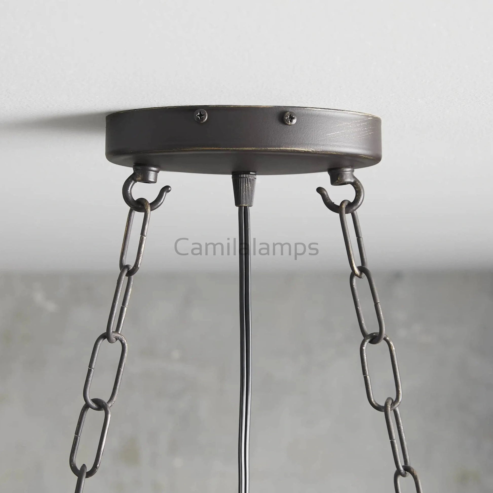 La Cage 5 - Light Oval Chandelier - Camilalamps - Ca-1636H412