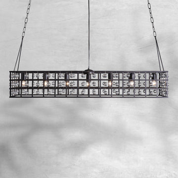 La Cage Rectangular Chandelier - Camilalamps - Ca-1636H140