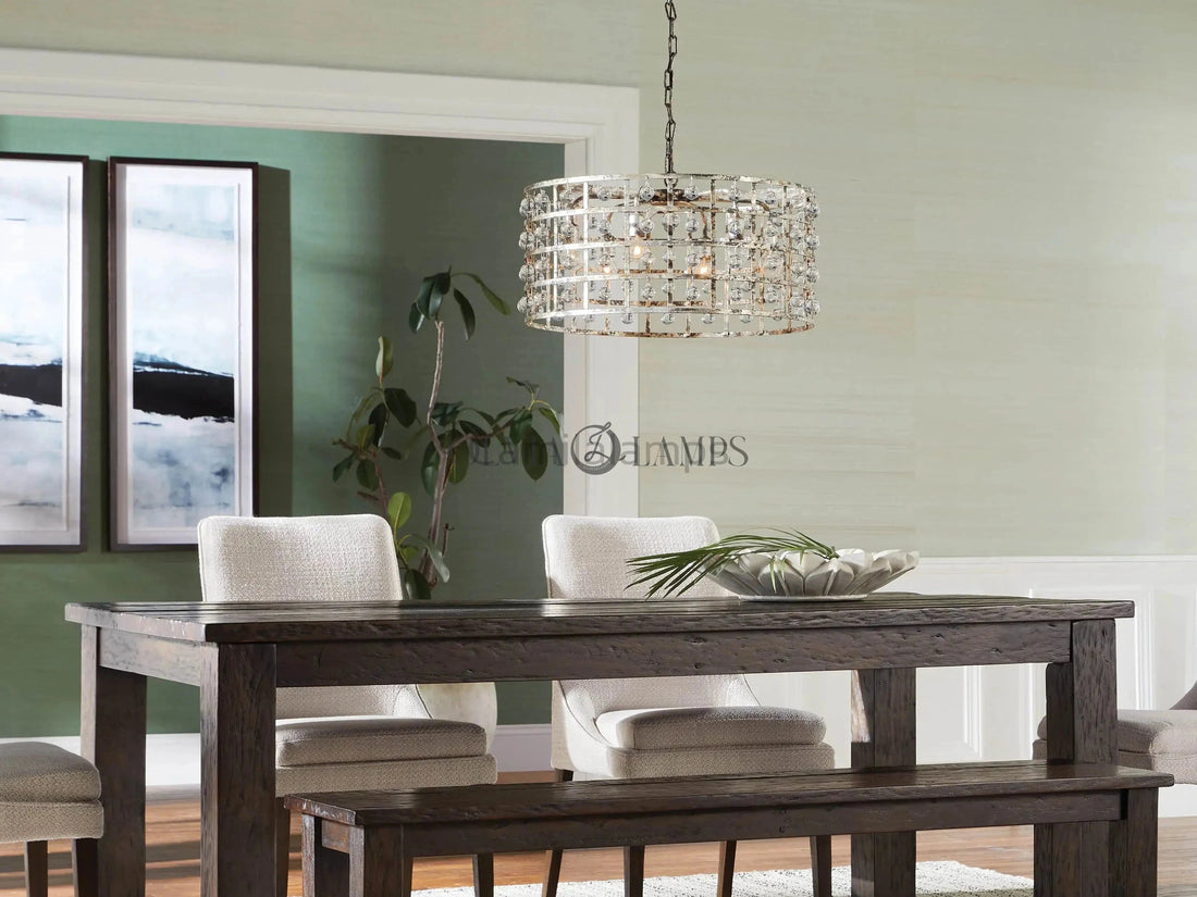 La Cage Round Chandelier - Camilalamps - CA - 636H03