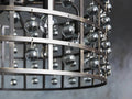 La Cage Round Chandelier 6/8/12 Light - Camilalamps - Ca-1636H139