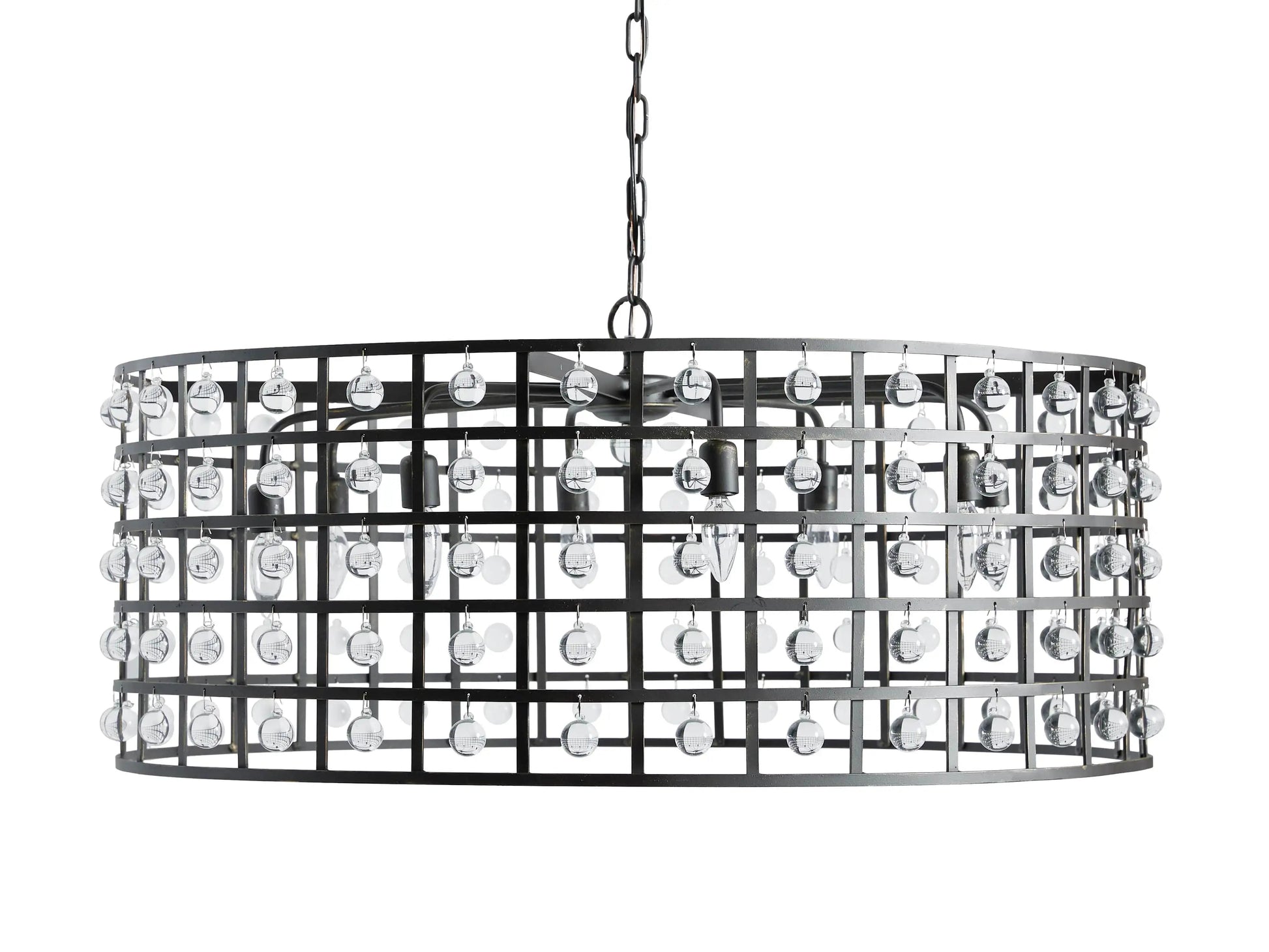 La Cage Round Chandelier 6/8/12 Light - Camilalamps - Ca-1636H153