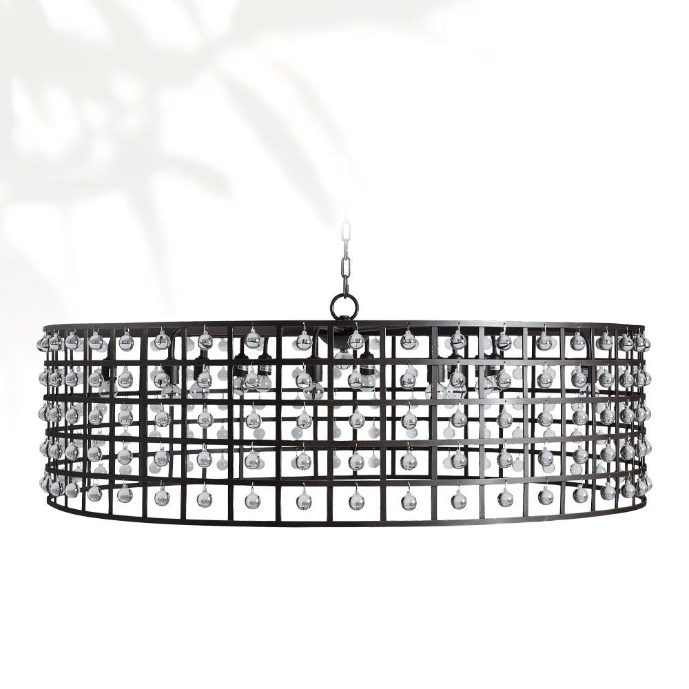 La Cage Round Chandelier 6/8/12 Light - Camilalamps - Ca-1636H411