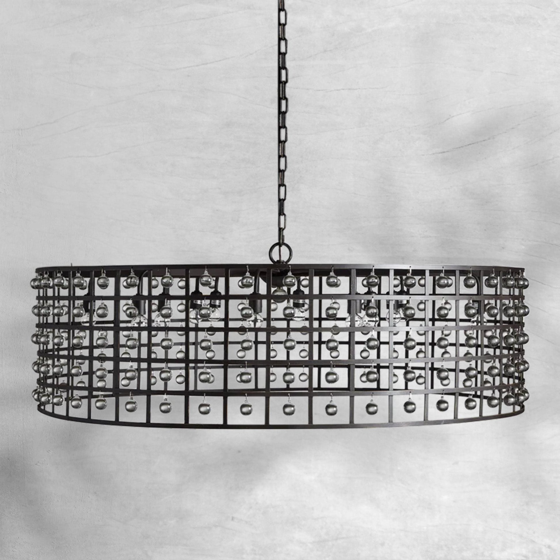 La Cage Round Chandelier 6/8/12 Light - Camilalamps - Ca-1636H411