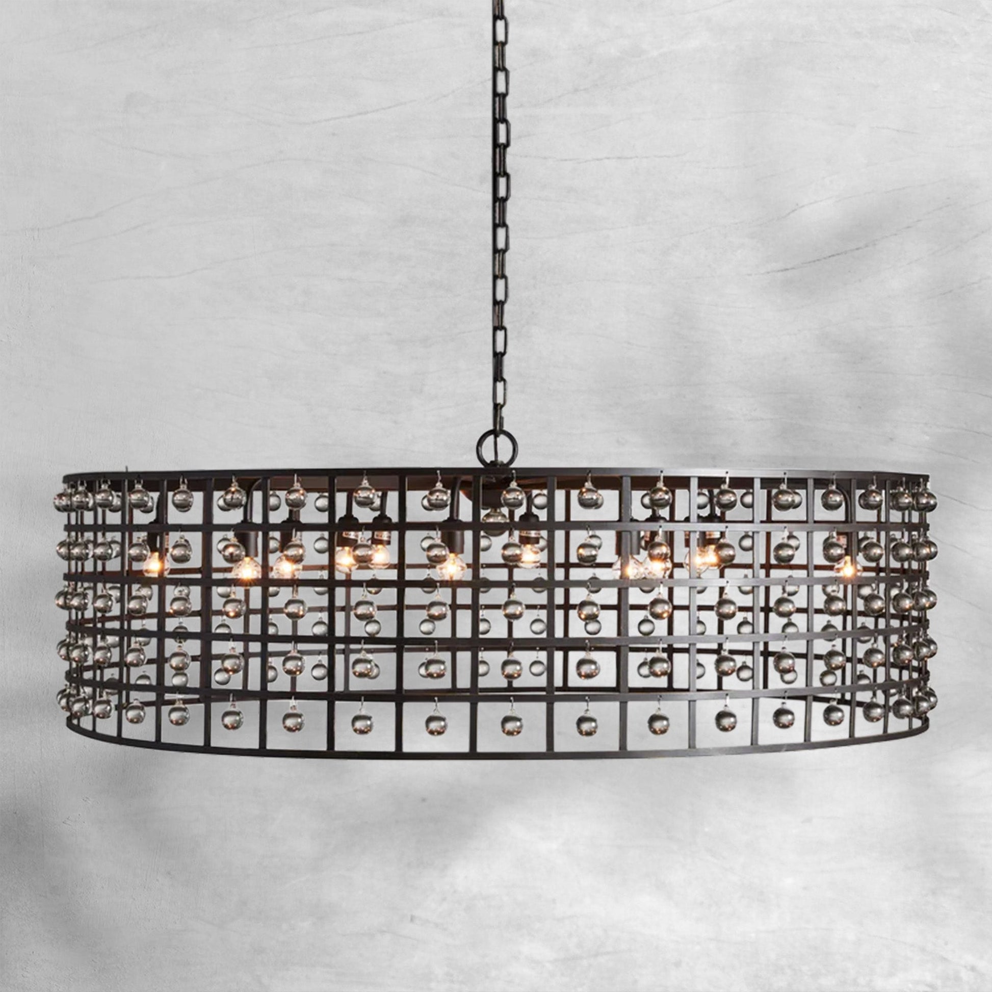 La Cage Round Chandelier 6/8/12 Light - Camilalamps - Ca-1636H411