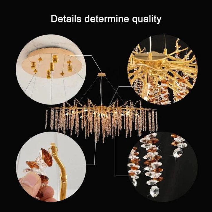 Lacuna Dining Room Branch Chandelier - Camilalamps - CA - LA2023 - C1346