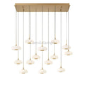 Lanterns 14 Light Rectangular LED Chanderlier - Camilalamps - CA - FL2024 - C3410