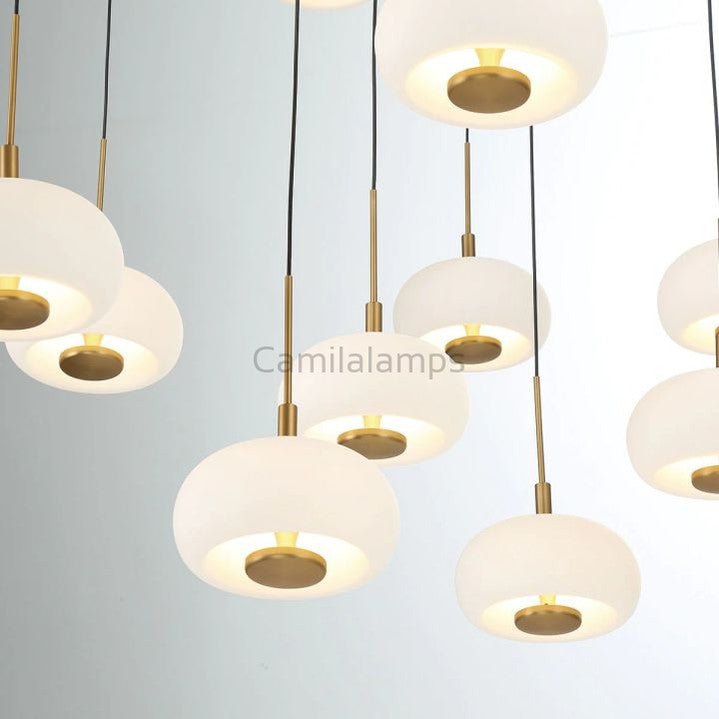 Lanterns 14 Light Rectangular LED Chanderlier - Camilalamps - CA - FL2024 - C3410