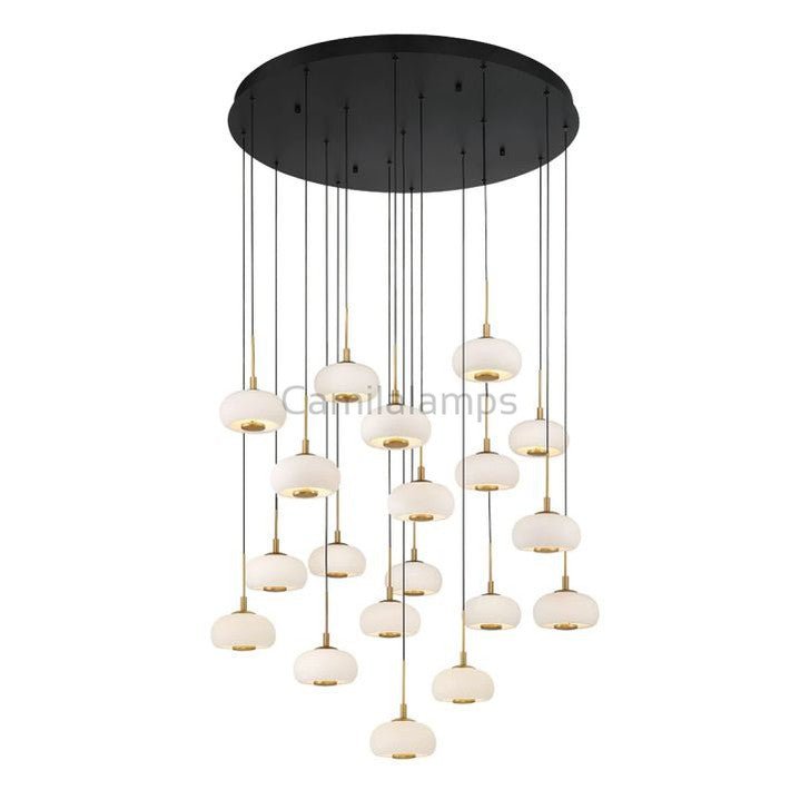 Lanterns 19 Light Round LED Chanderlier - Camilalamps - CA - FL2024 - C3398