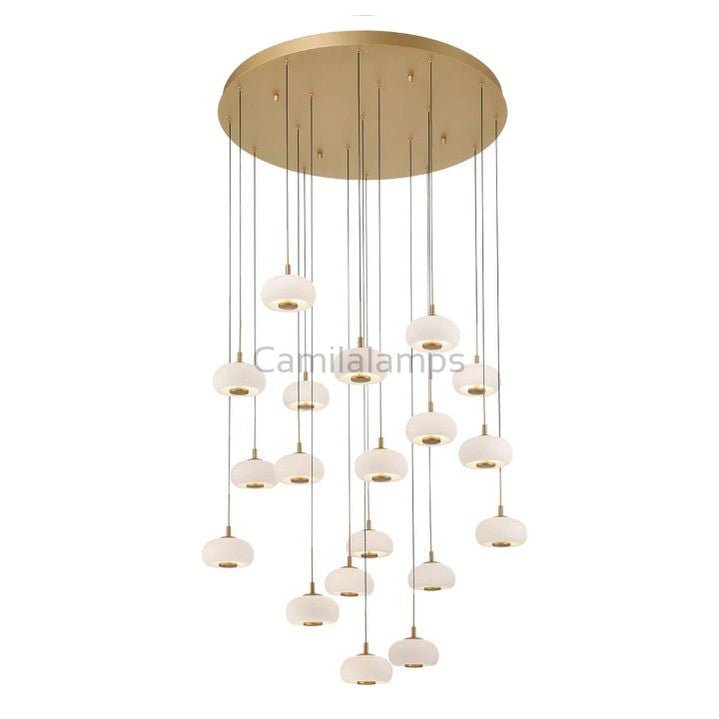 Lanterns 19 Light Round LED Chanderlier - Camilalamps - CA - FL2024 - C3398