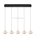 Lanterns 5 Light Linear LED Chanderlier - Camilalamps - CA - FL2024 - C3408