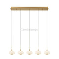 Lanterns 5 Light Linear LED Chanderlier - Camilalamps - CA - FL2024 - C3407