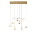 Lanterns 8 Light Rectangular LED Chanderlier - Camilalamps - CA - FL2024 - C3405