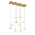 Lanterns 8 Light Rectangular LED Chanderlier - Camilalamps - CA - FL2024 - C3404