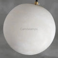 Larry Alabaster Ball Pendant Light For Kitchen Island - Camilalamps - CA - 0073