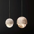 Larry Alabaster Island Pendant Light, Alabaster Pendant Lamp Besides Bed - Camilalamps - CA - 0059