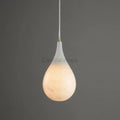 Larry Alabaster Raindrop Modern Pendant Light - Camilalamps - VIA - 1538