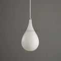 Larry Alabaster Raindrop Modern Pendant Light - Camilalamps - VIA - 1538