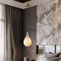 Larry Alabaster Raindrop Modern Pendant Light - Camilalamps - VIA - 1538