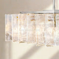 Lattic Clear/Smoke Class Square Chandelier 37'' For living room - Camilalamps - CA-LAT-Square-4