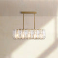 Lattic Smoke Glass Rectangular Chandelier 49'' 67'' - Camilalamps - CA-Lattic-Rec-2
