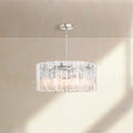 Lattic Smoke Glass Round Chandelier 36'' 48'' - Camilalamps - CA-Lattic-Round-2