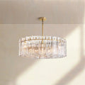 Lattic Smoke Glass Round Chandelier 36'' 48'' - Camilalamps - CA-Lattic-Round-5