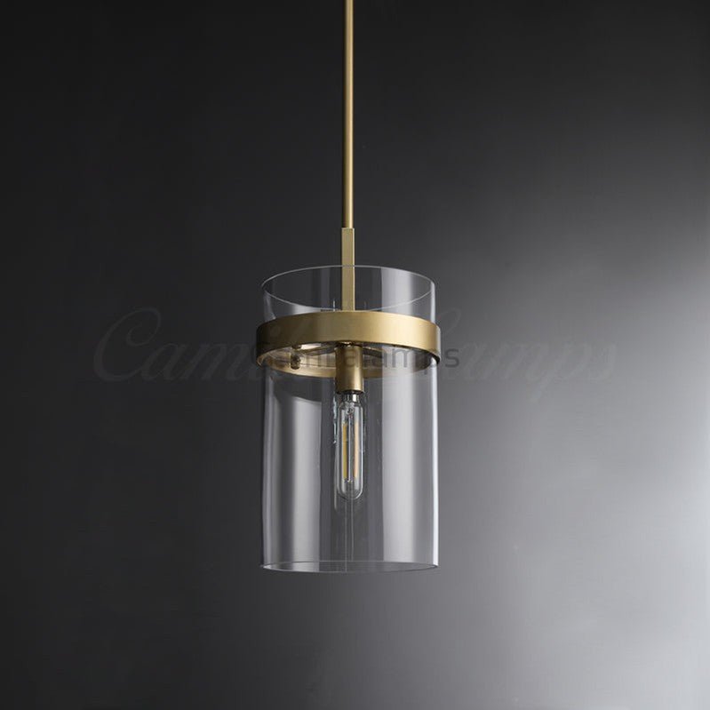 Lavelle Art Blown Glass Pendant Light - Camilalamps - CAM1275
