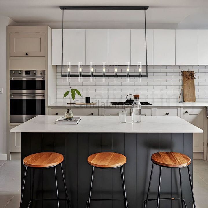 Lavelle Linear Chandelier Art Blown Glass - Camilalamps - CAM1268