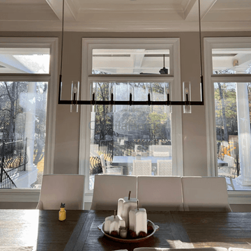 Lavelle Linear Chandelier Art Blown Glass - Camilalamps - CAM1268